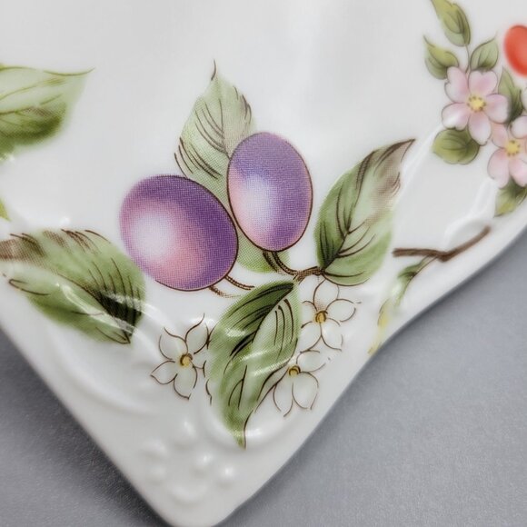 Andrea By Sadek Ceramic Floral Fruit Design Cutting Board Wall Hanging Home Deco - Picture 3 of 10